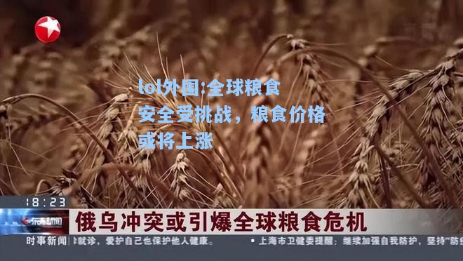 lol外围:全球粮食安全受挑战，粮食价格或将上涨